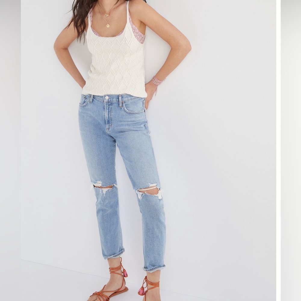 Agolde Women's Straight Leg Jeans - Light Blue